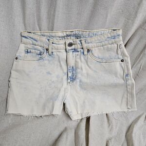 Wild Fable Mom Jeans Light Blue Acid Wash Cut Off Denim Shorts Size 4 / 27